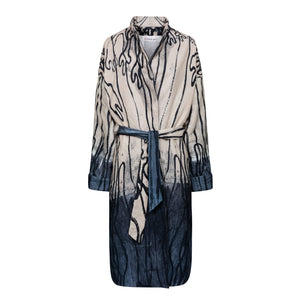 Talking Walls albertine cables kimono style oversized coat cables