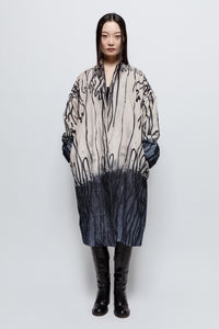 Talking Walls albertine cables kimono style oversized coat cables