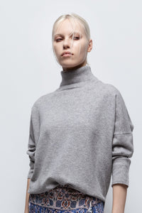 Talking Walls do pull grigio perla relaxed sweater Grigio Perla