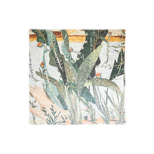 Talking Walls ela agave single face square scarf