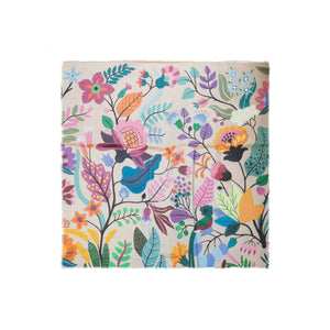 Talking Walls ela colibri single face square scarf colibri