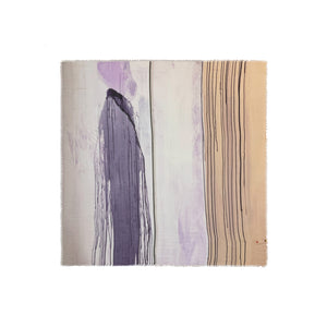 Talking Walls ela purple haze single face square scarf purple haze