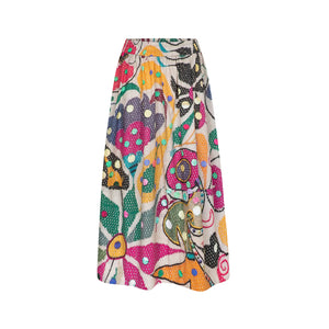 Talking Walls juju paillette A-line midi skirt paillette