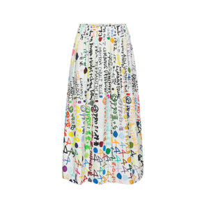 Talking Walls juju pantone A-line midi skirt pantone