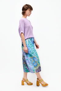 Talking Walls juju point finale A-line midi skirt point finale