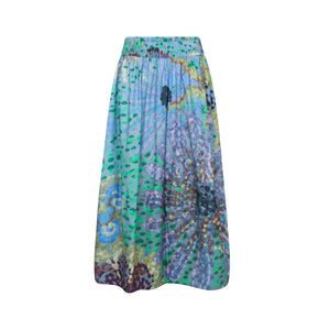 Talking Walls juju point finale A-line midi skirt point finale