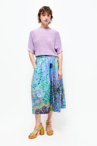 Talking Walls juju point finale A-line midi skirt point finale