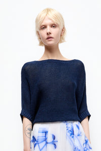 Talking Walls juliette marine relaxed jumper marine