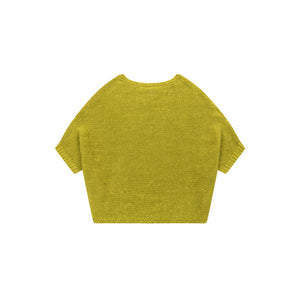 Talking Walls juliette green banana relaxed jumper green banana