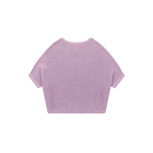 Talking Walls juliette orchid bloom relaxed jumper orchid bloom