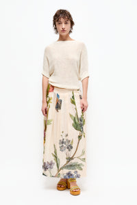 Talking Walls lily vienna spring pleated long skirt vienna spring