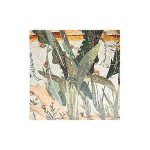 Talking Walls max agave single face square scarf agave