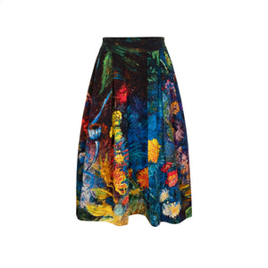 Talking Walls nona lost flowers Midi Skirt lost flowers