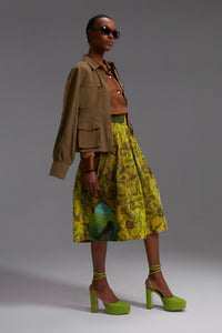 Talking Walls nona the finch Midi Skirt the finch