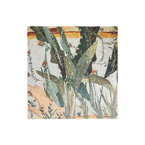 Talking Walls nova agave single face square scarf agave