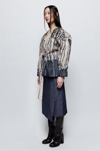 Talking Walls piaf cables kimono style jacket cables