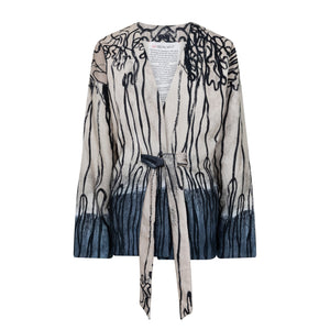 Talking Walls piaf cables kimono style jacket cables