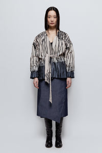 Talking Walls piaf cables kimono style jacket cables