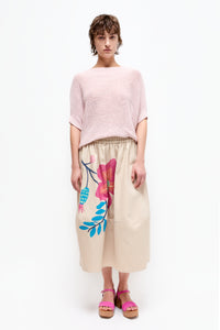 Talking Walls zaza rosy A-line midi skirt rosy